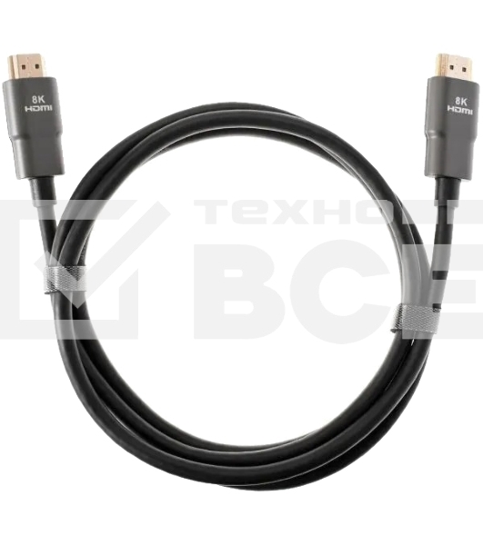 Кабель HDMI 19M/M,ver. 2.1, 8K@60 Hz 1.5m iOpen (Aopen/Qust/VCOM ) <ACG863-1.5M>