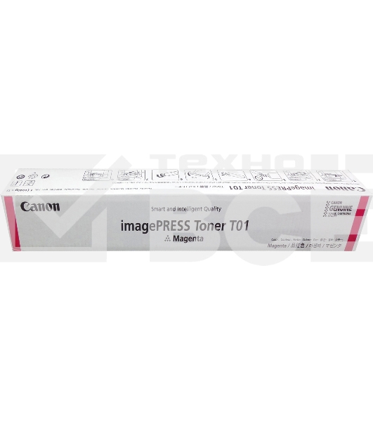 Картридж лазерный Canon TONER T01 пурпурный (59 500 стр) для Canon imagePRESS C710, C810, C910