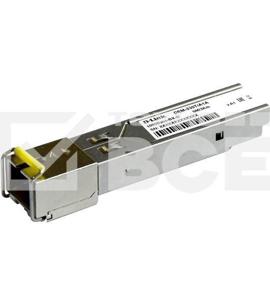 Трансивер D-Link 330T/10KM/A1A WDM SFP 1x1000Base-BX-D Tx:1550nm Rx:1310nm