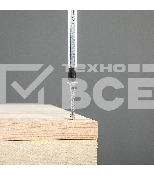 Отвертка Gross 12149 PH3 x 150мм S2, трехкомпонентная ручка