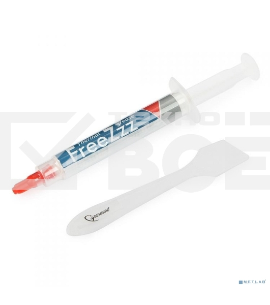 Термо паста Gembird FreeZzz GF-01-3 для радиаторов, 3гр, шприц