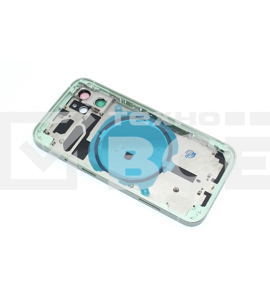 Задняя крышка (корпус) в сборе с рамкой для Apple iPhone 12 Mini зеленая