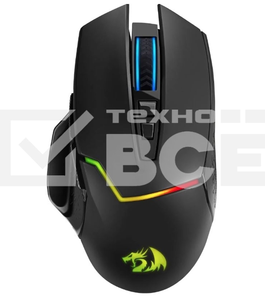 Мышь беспроводная Defender Redragon Mirage Pro черный, 8000 dpi, радиоканал, USB, кнопки - 9