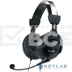 Наушники с микрофоном Genius HS-505X черный 1.5м, фото2