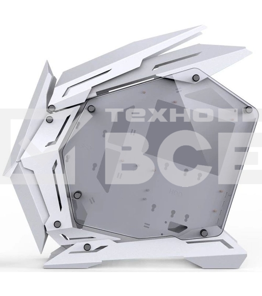Компьютерный корпус JONSBO MOD-3 Mini White без БП, боковые панели из закаленного стекла, mini-ITX, micro-ATX, белый