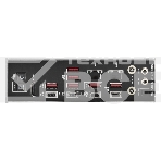 Материнская плата ASUS ROG CROSSHAIR X870E HERO, AM5, AMD X870E, 4xDDR5, 4xSATA, 5xM.2, 2xPCI-E 5.0 x16, 1xHDMI, 2xUSB-C (видео), 2x 5Gb LAN, 6xUSB-A 3.2 Gen 2, 2xUSB-C 3.2 Gen 2, 2xUSB4, 2x3.5 мм, 7.1, ATX, фото 1