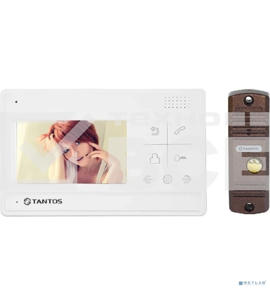 Комплект домофона Tantos Lilu kit белый