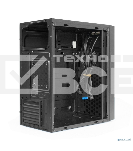 Компьютерный корпус Minitower ExeGate BAA-113U-UNS450 (mATX, БП UNS450 с вент. 12см, 2хUSB+1хUSB 3.0, аудио, черный)