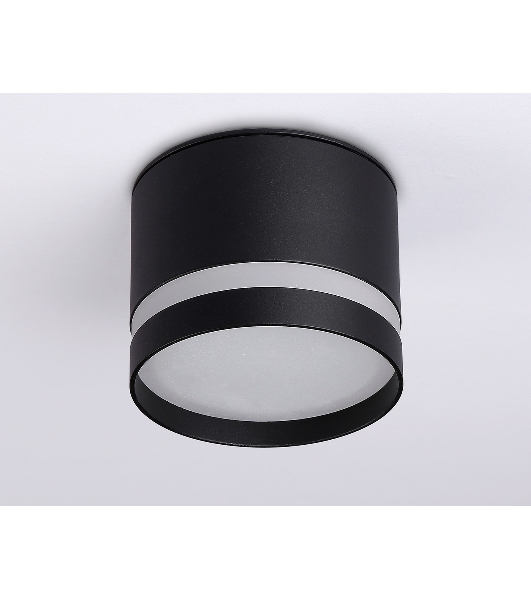 Светильник Ambrella light TN6572 BK черный IP44 GX53 max 15W D82*65