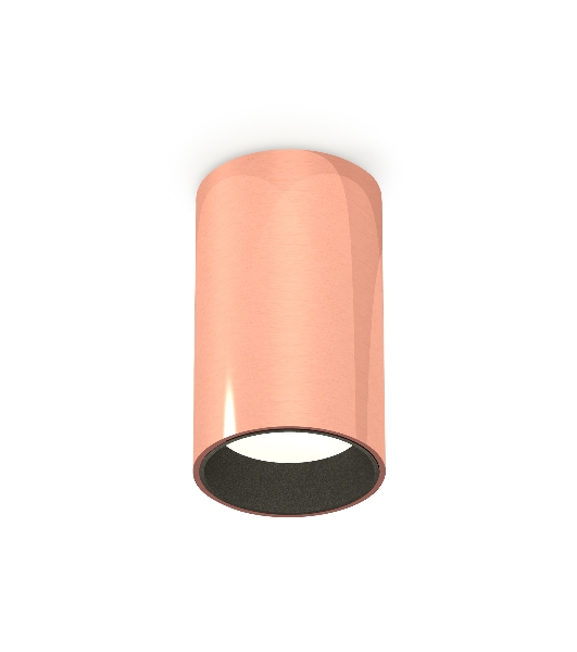 Светильник Ambrella Light XS6326003 PPG/SBK золото розовое полированное/черный песок MR16 GU5.3 (C6326, N6111)