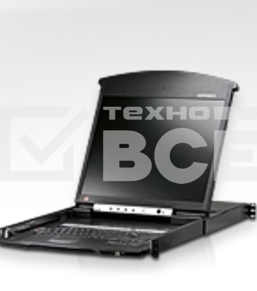 Коммутаторы консоли ATEN 8P CAT5 HIGH DENSITY DUAL RAIL LCD 19INCH OVER IP