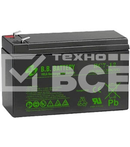 Батарея B.B.Battery BC 7.2-12 (12V 7.2Ah)