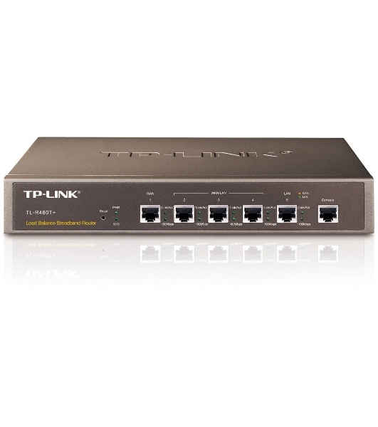 Маршрутизатор TP-Link SMB TL-R480T+ для ср.бизнеса 1WAN+4LAN 10/100Mb/s,Intel IXP 266MHz, Firewall,NAT,VPN