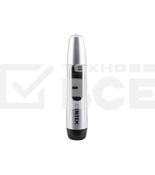 Триммер Centek CT-2180 (серый/черный) для носа и ушей, питание 1хАА (в комплекте не поставляются)