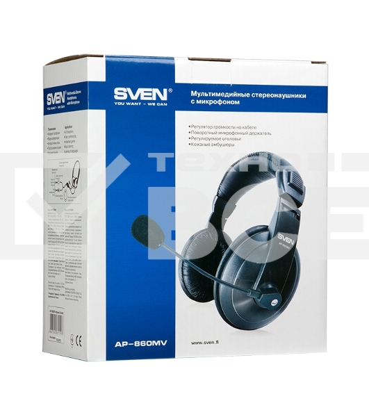 Наушники SVEN AP-860MV Наушники с микрофоном
