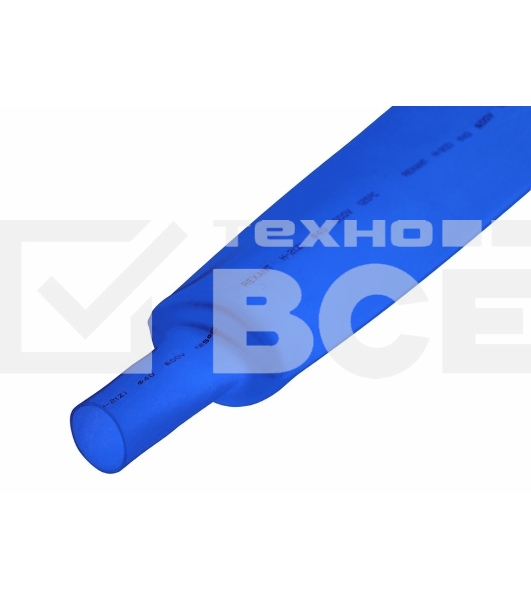 Трубка термоусадочная 40.0/20.0 1м син. Rexant 24-0006