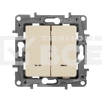 Переключатель 2кл с подсветкой,10АХ, сл.кость, фото2