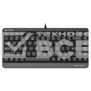 Клавиатура A4Tech Fstyler FKS11 проводная, USB, черный/серый