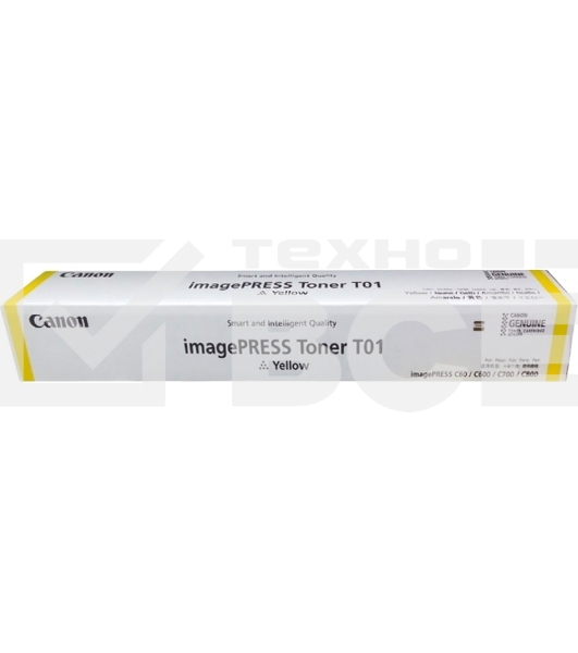 Картридж лазерный Canon TONER T01 желтый (59 500 стр.) для Canon imagePRESS C710, C810, C910