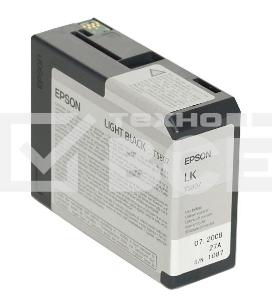 Струйный картридж EPSON C13T580700 для Stylus Pro 3800 80 мл light black