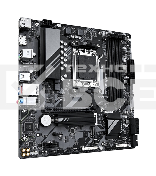 Материнская плата Gigabyte B650M D3HP, AM5, AMD B650, 4xDDR5, 4xSATA, 2xM.2, 1xPCI-E 4.0 x16, 1xPCI-E x1, 1xHDMI, 2xDP, 1x 2.5Gb LAN, 3xUSB-A 3.2 Gen 1, 2xUSB-A 2.0, 1xUSB-C 3.2 Gen 1, 3x3.5 мм, 7.1, Micro-ATX