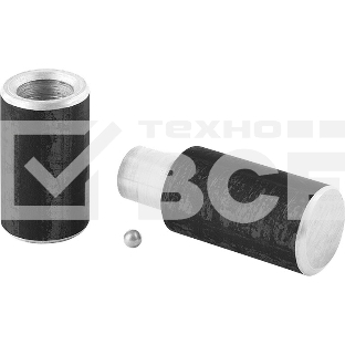 Петля гаражная с шаром СИБРТЕХ d 25*120мм,4 шт. Р 92007