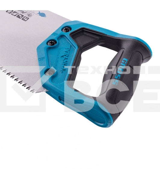 Ножовка Gross 24101 по дереву piranha 500мм 7-8 tpi зуб - 3d каленый зуб двухкомпонентная рукоять