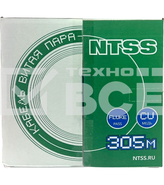 Кабель информационный NTSS NTSS-IN-UTP4-5Е-LSZH-OR кат.5E U/UTP 4X2X24AWG LSZH внутренний 305м оранжевый