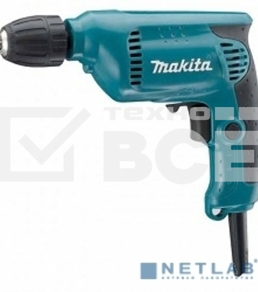 Дрель Makita 6413, 450 Вт, сетевая, безударная
