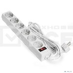 Сетевой фильтр ExeGate EX221229RUS SP-6-5W (6 розеток, 5м, евровилка, белый), фото3