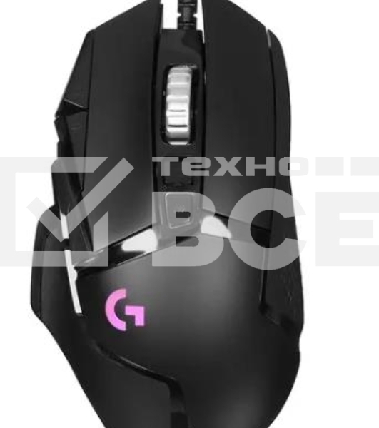 Мышь проводная Logitech G502 HERO черный, 25600 dpi, USB, кнопки - 11
