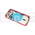 Задняя крышка (корпус) в сборе с рамкой для Apple iPhone 12 Mini красная, фото2