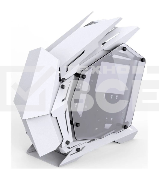 Компьютерный корпус JONSBO MOD-3 Mini White без БП, боковые панели из закаленного стекла, mini-ITX, micro-ATX, белый