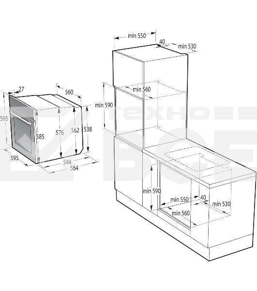 Духовой шкаф электрический Gorenje BOS67372CLI бежевый