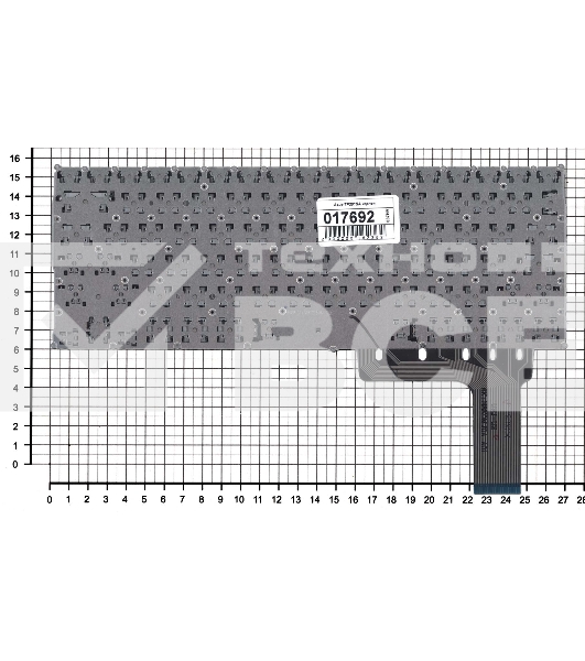 Клавиатура для ноутбука Asus TP201SA черная