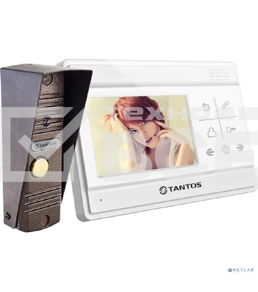 Комплект домофона Tantos Lilu kit белый