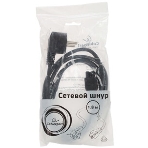 Кабель питания для ноутбуков Cablexpert PC-186-ML12 1.8м, 3-pin, с зазем., пакет, фото9
