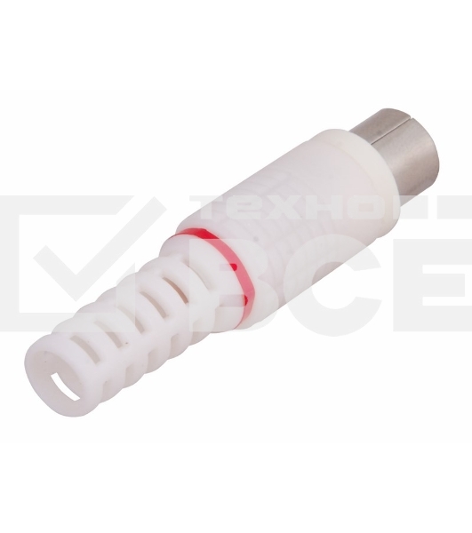 Разъем штекер TV PROconnect без пайки белый