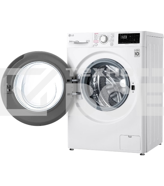 Стиральная машина LG F2V3GS3W белый, загрузка фронтальная 8,5 кг, 1200 об/мин., класс: А