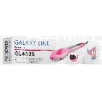 Стайлер Galaxy Line GL 4635, розовый, 50 Вт, керамическое покрытие рабочей поверхности, регулятор температурных режимов (80-230 С), светодиодный дисплей с индикацией температурных режимов, массажные зубчики для улучшения кровообращения кожи головы и стиму, фото10