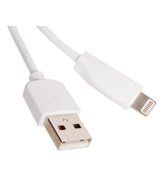 Кабель USB 2.0 hoco X1, AM/Lightning, белый, 2м