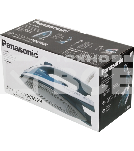Утюг Panasonic NI-W900CMTW 2400Вт белый/голубой