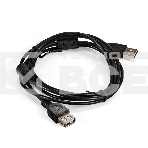 Удлинитель USB 2.0 ExeGate EX-CCF-USB2-AMAF-1.8F (Am/Af, позолоченные контакты, ферритовые кольца, 1,8м), фото2