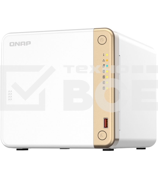 Сетевое хранилище NAS Qnap Original TS-462-4G 4-bay настольный Celeron N4505