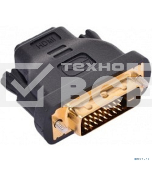 Переходник VCOM HDMI 19F to DVI-D 25M позолоченные контакты <VAD7818> 