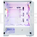 Компьютерный корпус 1STPLAYER TRILOBITE T5 White / mATX, TG / 4x120mm LED fans inc. / T5-WH-4F1-W, фото11