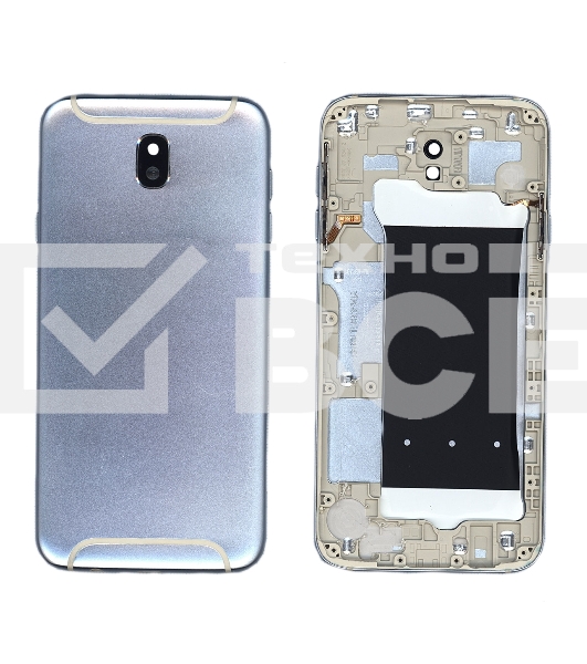 Задняя крышка для Samsung Galaxy J7 (2017) SM-J730F  синяя