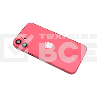 Задняя крышка (корпус) в сборе с рамкой для Apple iPhone 12 Mini красная