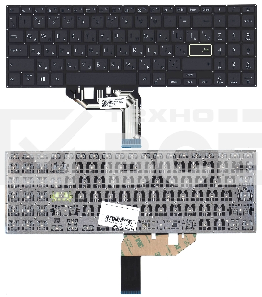 Клавиатура для ноутбука Asus VivoBook 15 K513E черная