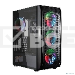 Компьютерный корпус Ginzzu GL300 FAN 12CM RGb*4 USB 3.0 Window, фото10